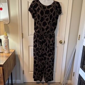 Chico's Black and Tan Jumpsuit          SZ XXL